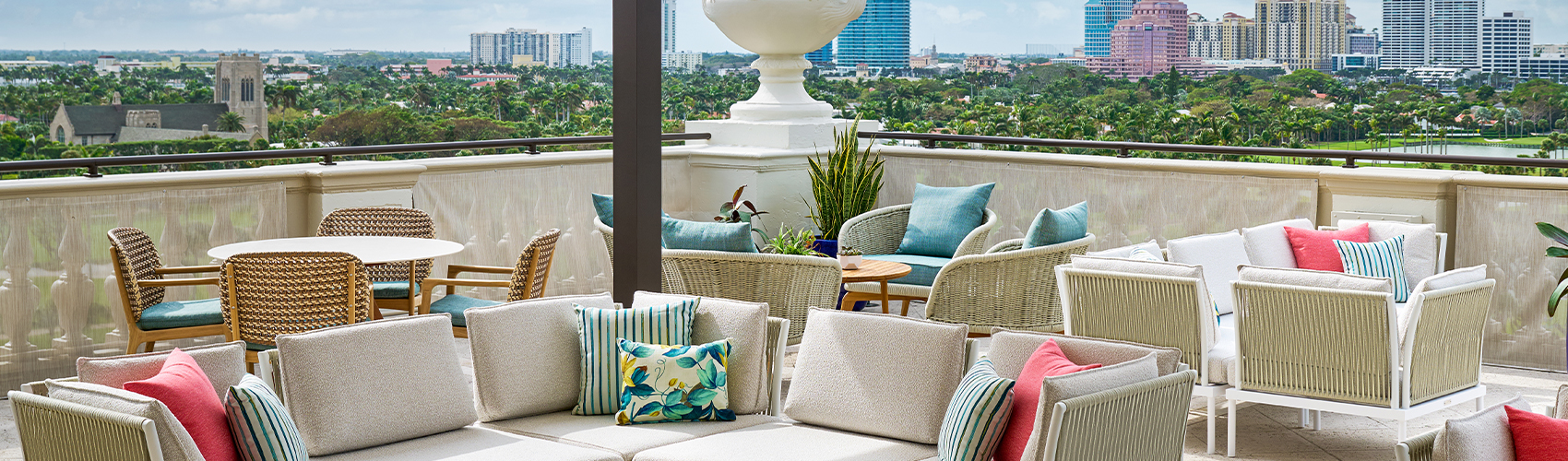 Flagler Club's private terrace