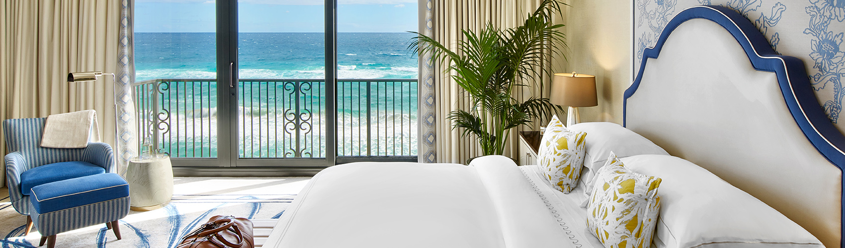 Oceanfront suite at The Breakers Palm Beach