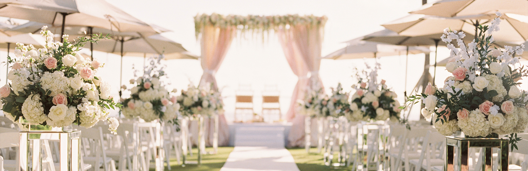 Wedding ceremony on the Ocean Lawn at The Breakers Palm Beach