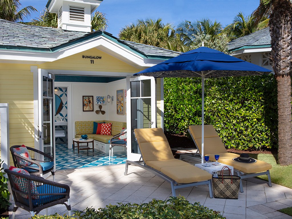 Poolside bungalow at The Breakers Palm Beach