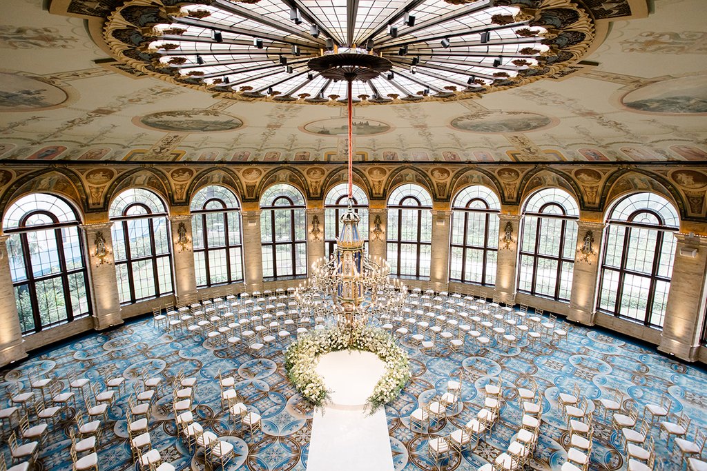 Ceremony in The Circle Ballroom at The Breakers