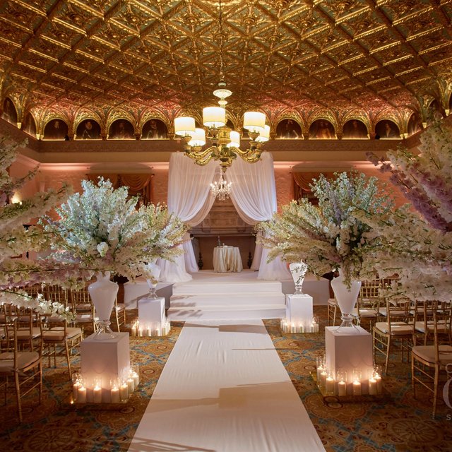 Wedding setup at The Breakers Palm Beach