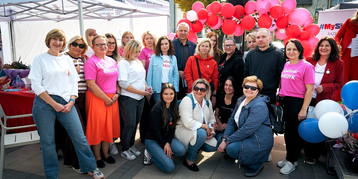 Piknik „Zdrowe serce – silne Siedlce” odbył się w centrum. Mieszkańcy skorzystali z badań i konsultacji