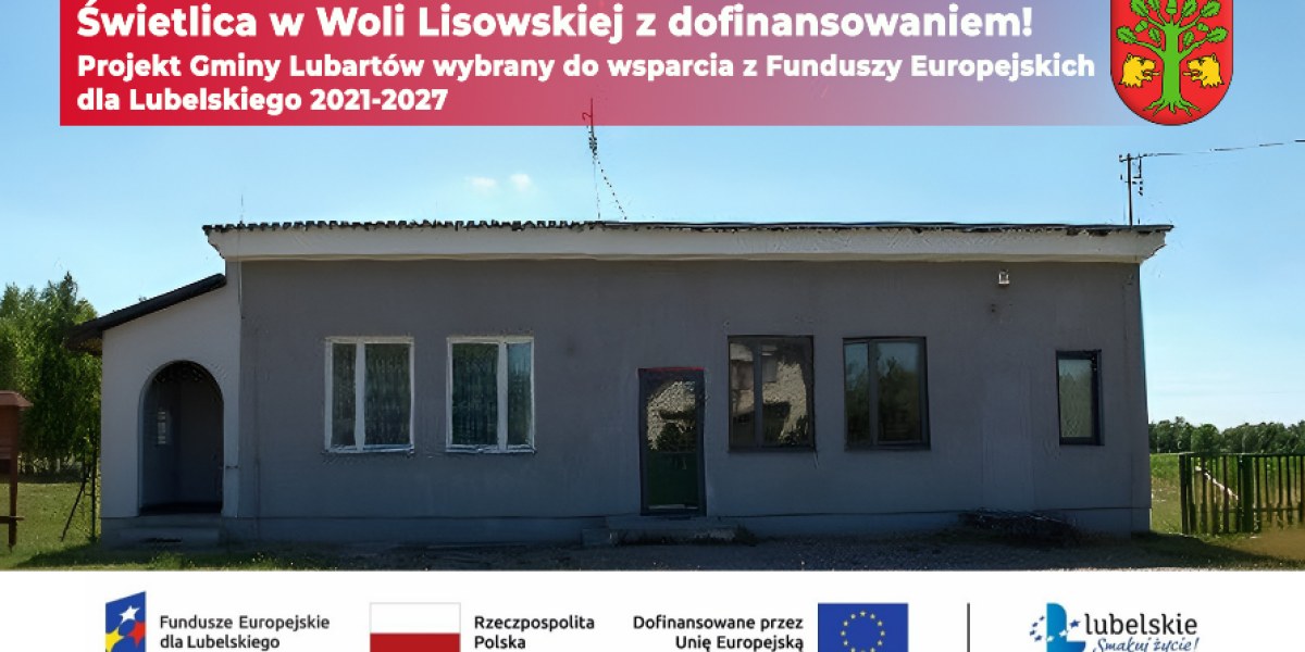 Modernizacja świetlicy w Woli Lisowskiej z dofinansowaniem. Gmina Lubartów szykuje inwestycję