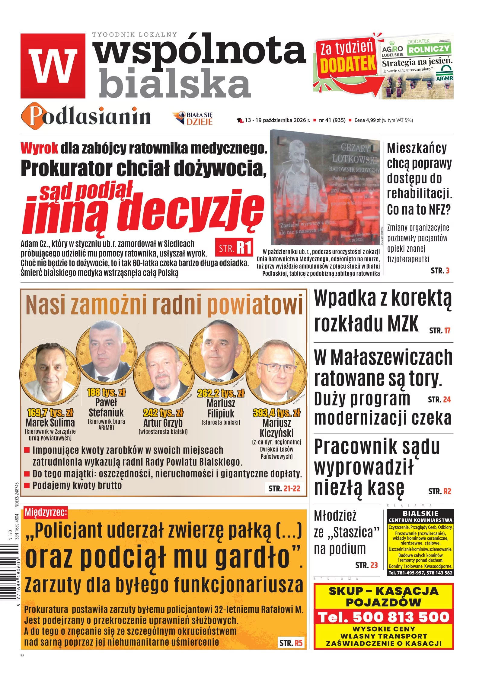 Najnowsze wydanie Wspólnoty Bialskiej (13 października 2026)