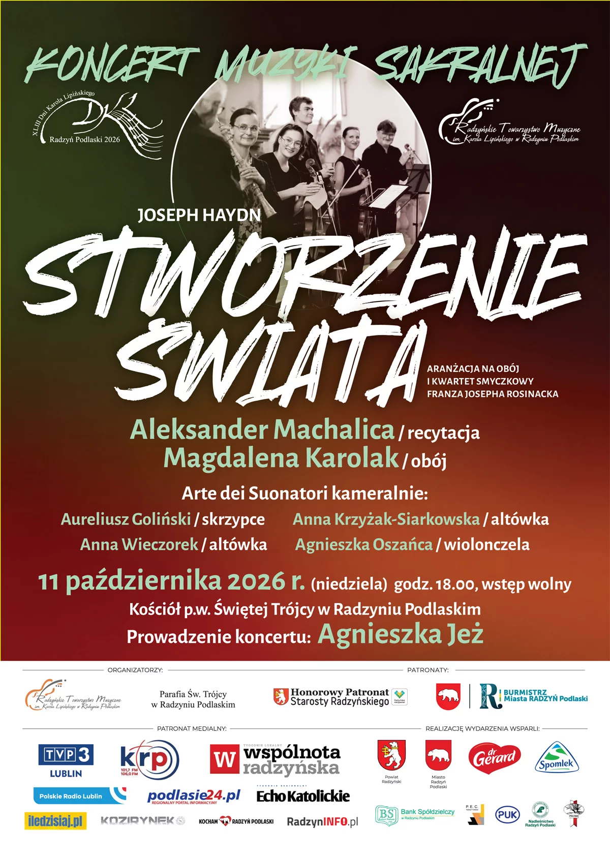 Haydn w radzyńskiej świątyni. „Stworzenie Świata” zabrzmi podczas Dni Karola Lipińskiego