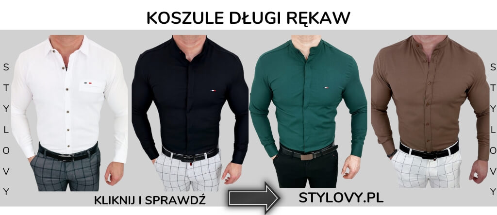 Koszule męskie długi rękaw