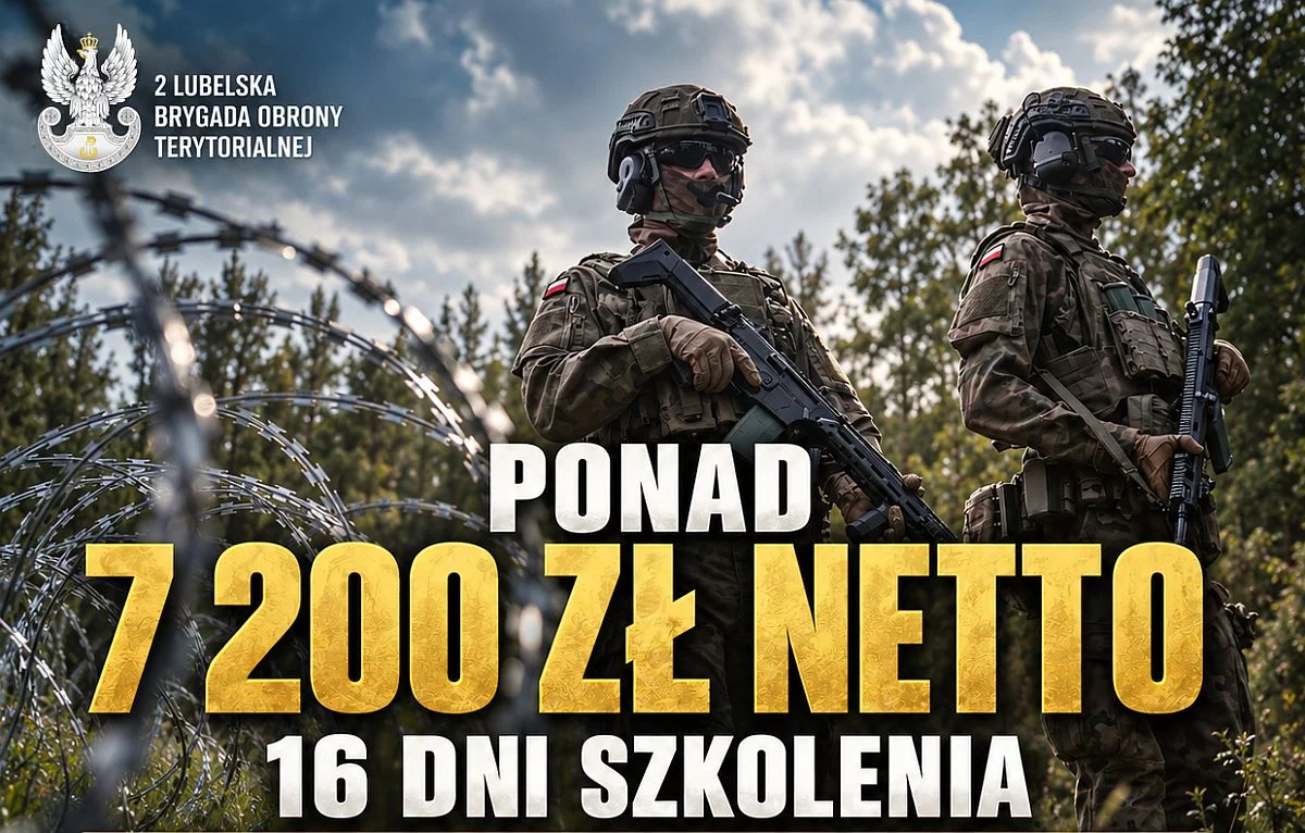 16 dni szkolenia i ponad 7 tys. zł. Wojsko prowadzi nabór