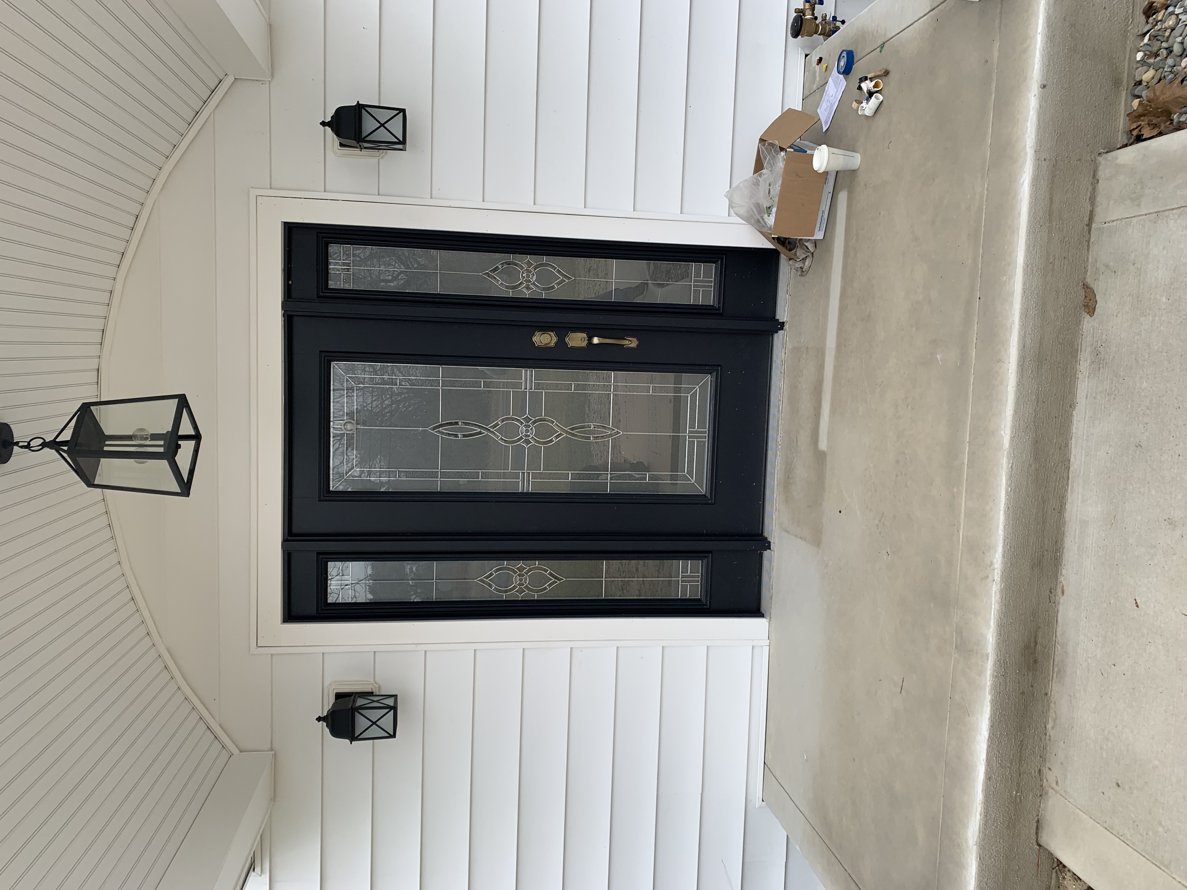 New Front Door with Sidelights