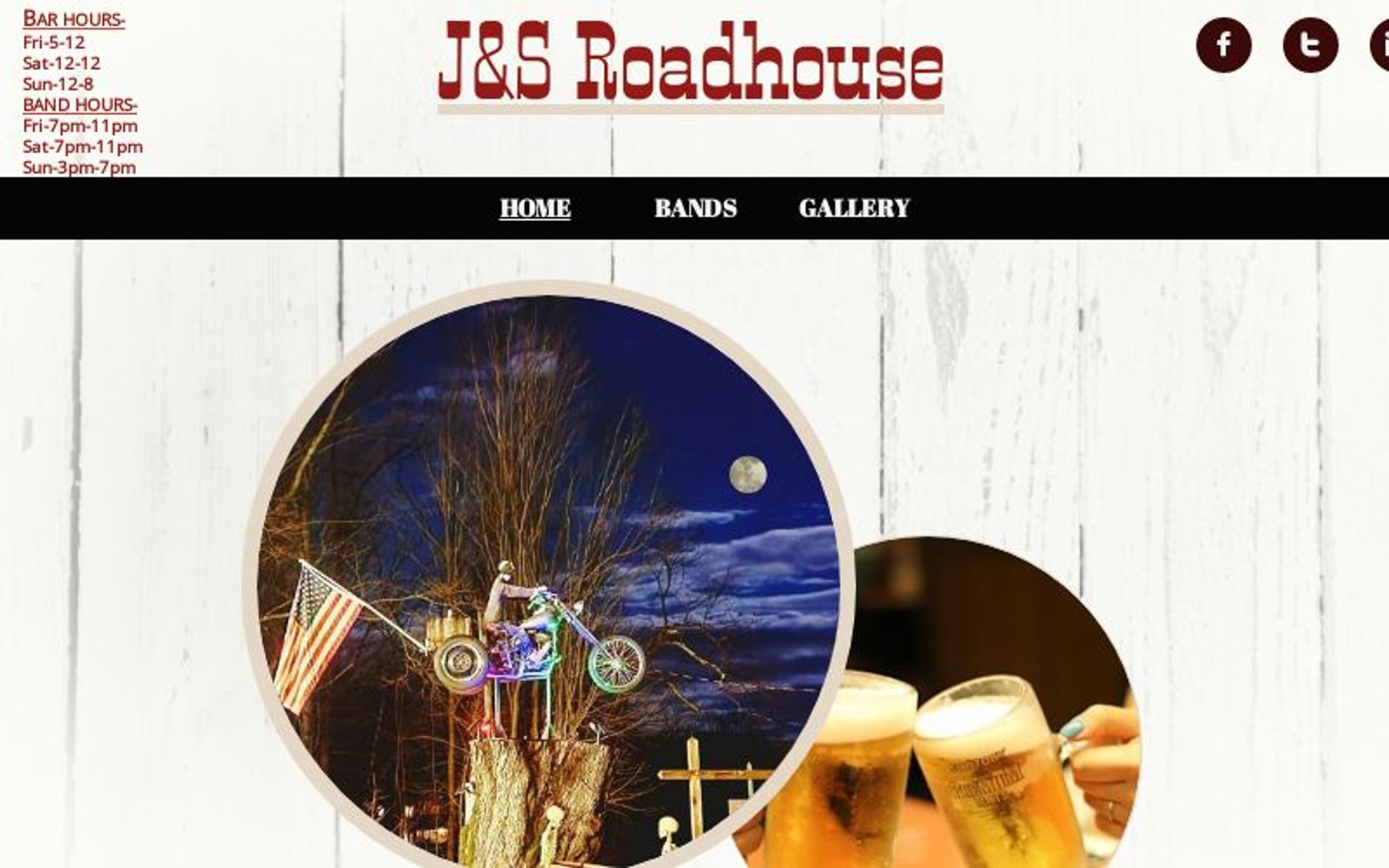 J&S Roadhouse logo