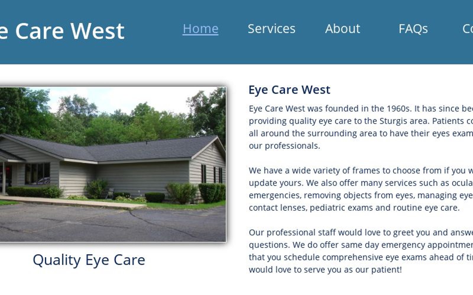 Eye Care West PC