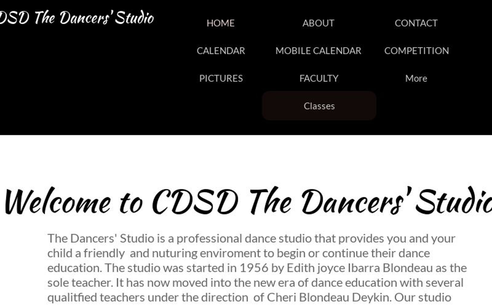 CDSD The Dancers' Studio logo