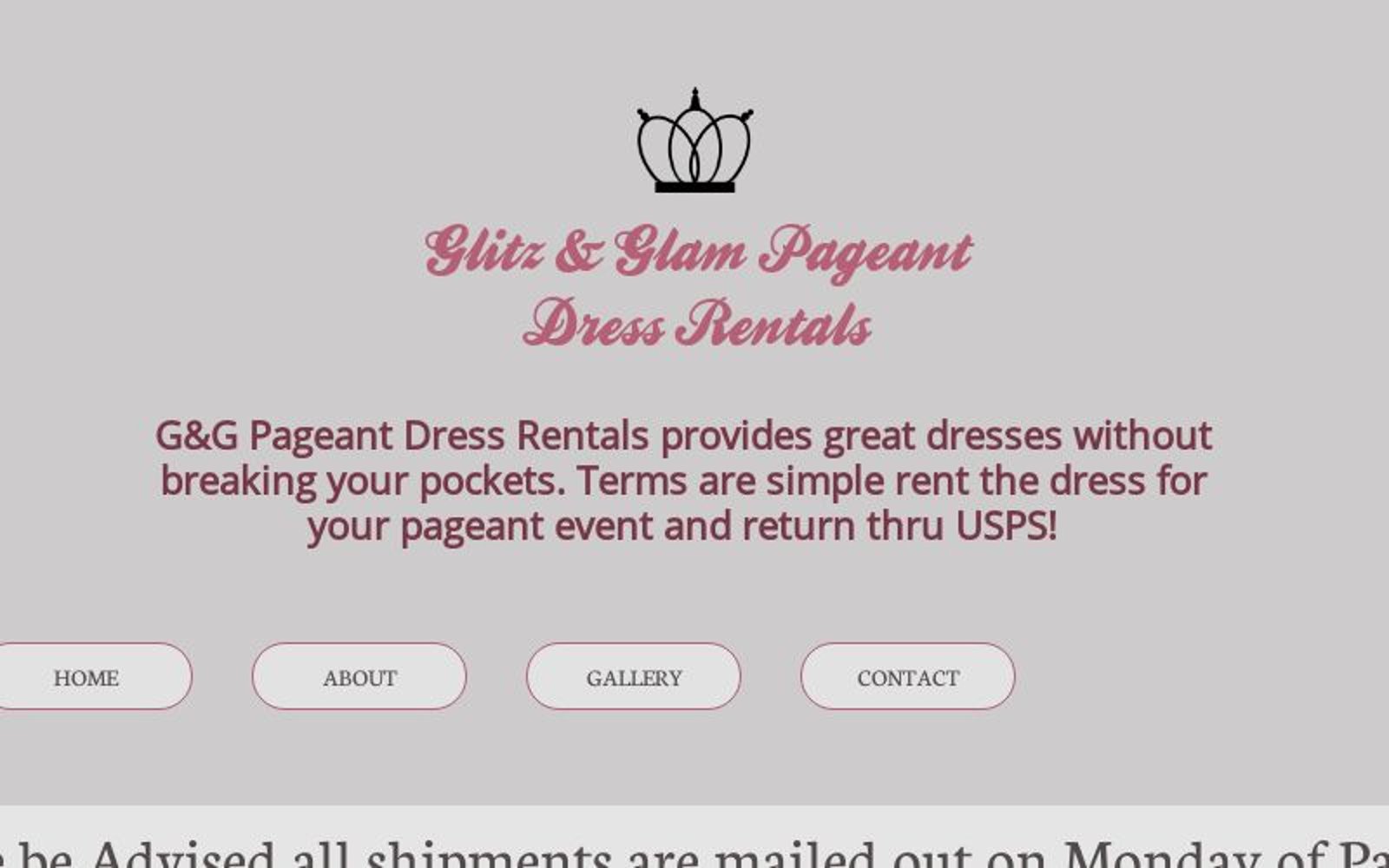 glitz pageant dresses for rent