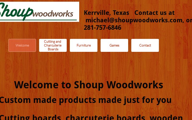 Hand Made Large Cutting Board by Shoup Woodworks