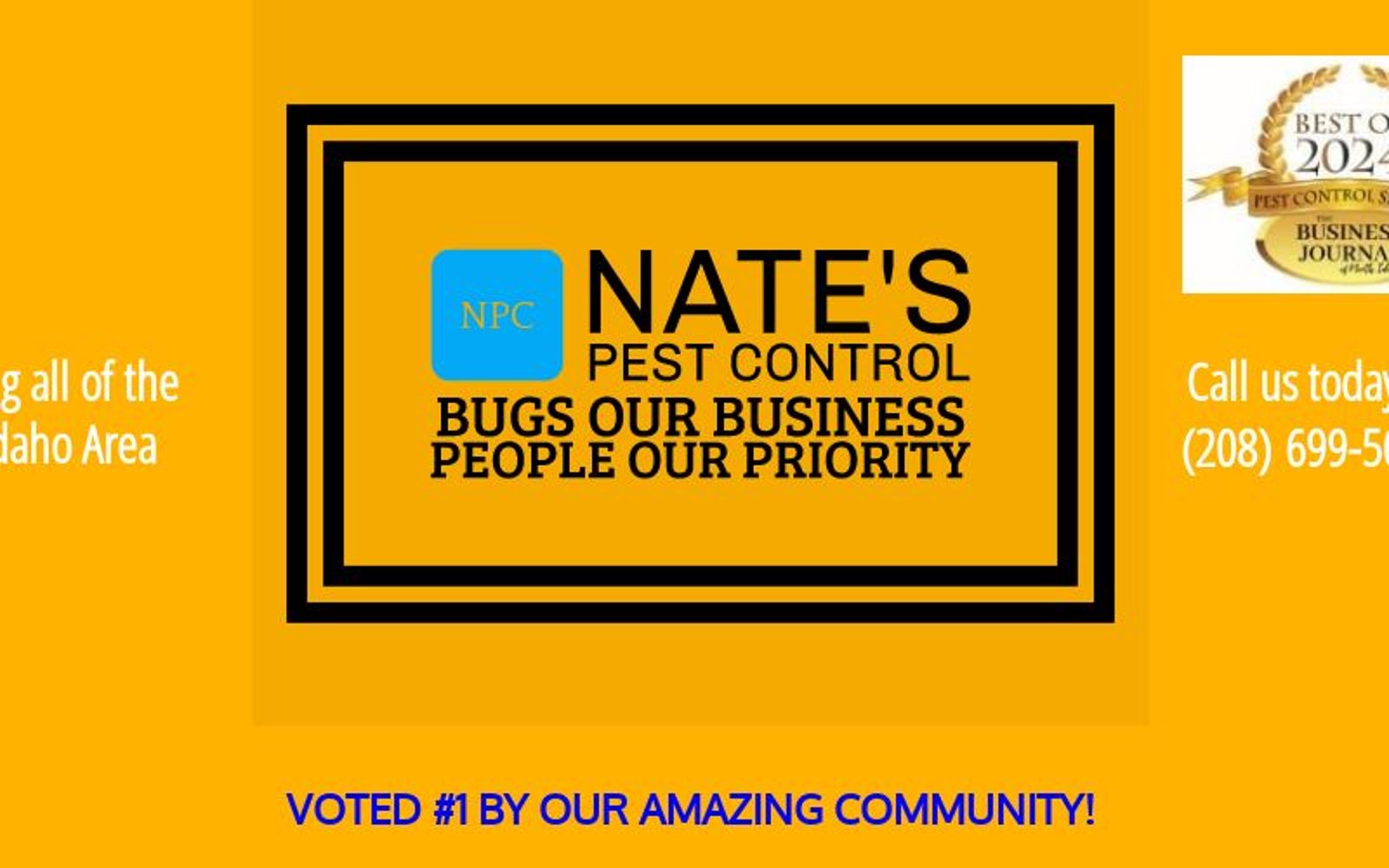 Nate's Pest Control - Servicing the Northern Idaho area