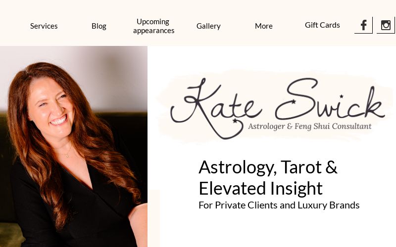 Kate Swick: Guidance Astrologer & Corporate Events