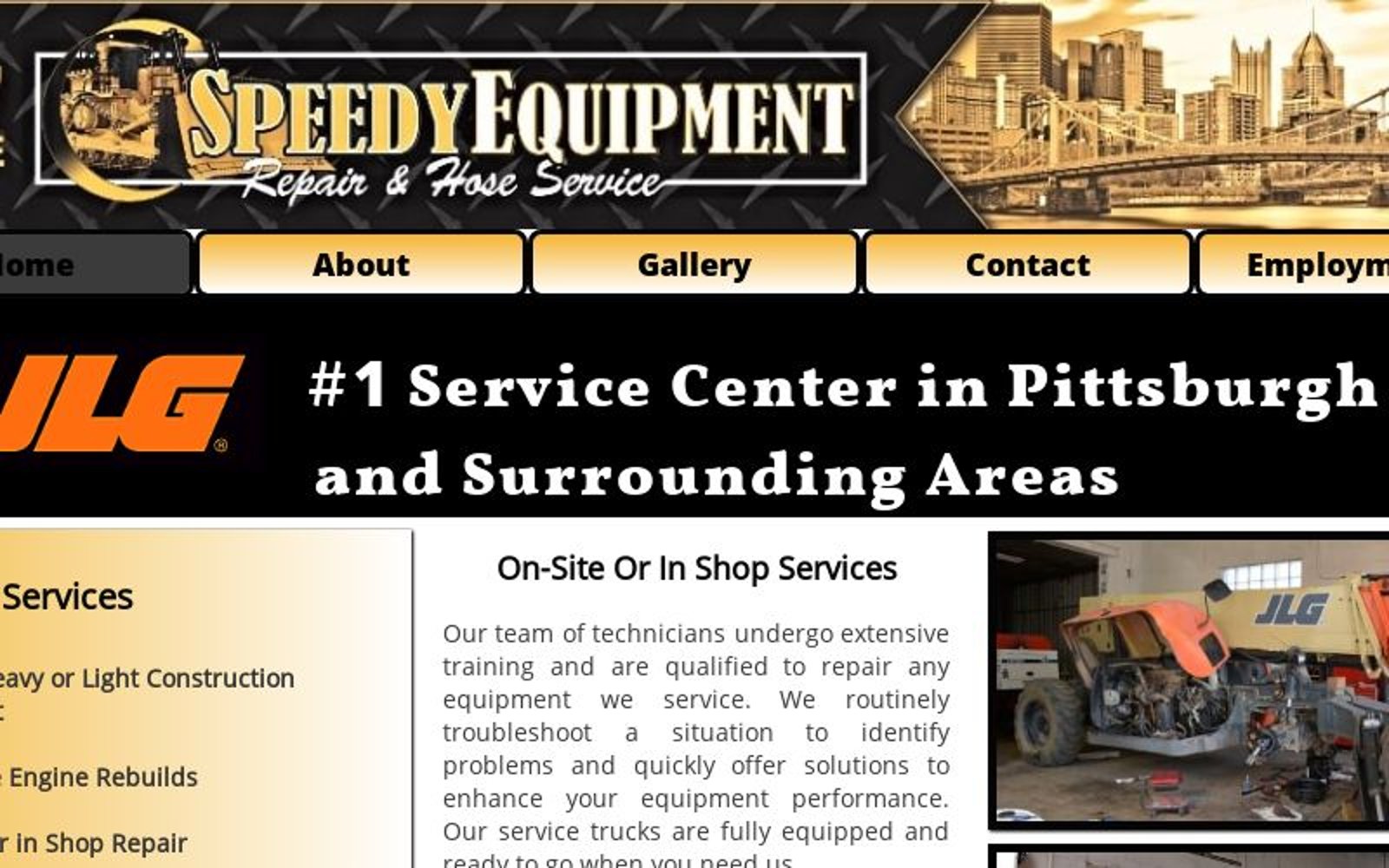 Heavy Equipment Repair Services — Diesel repair shop in Bethel Park, Pennsylvania