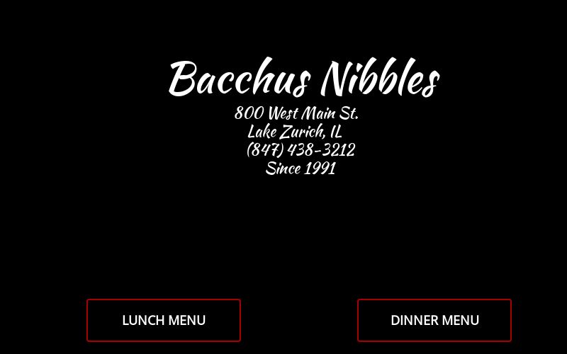 Bacchus Nibbles