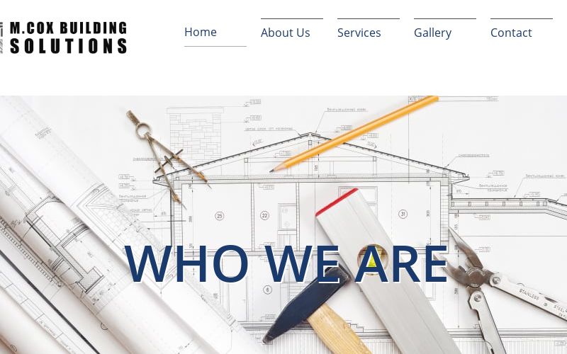 M Cox Building Solutions logo