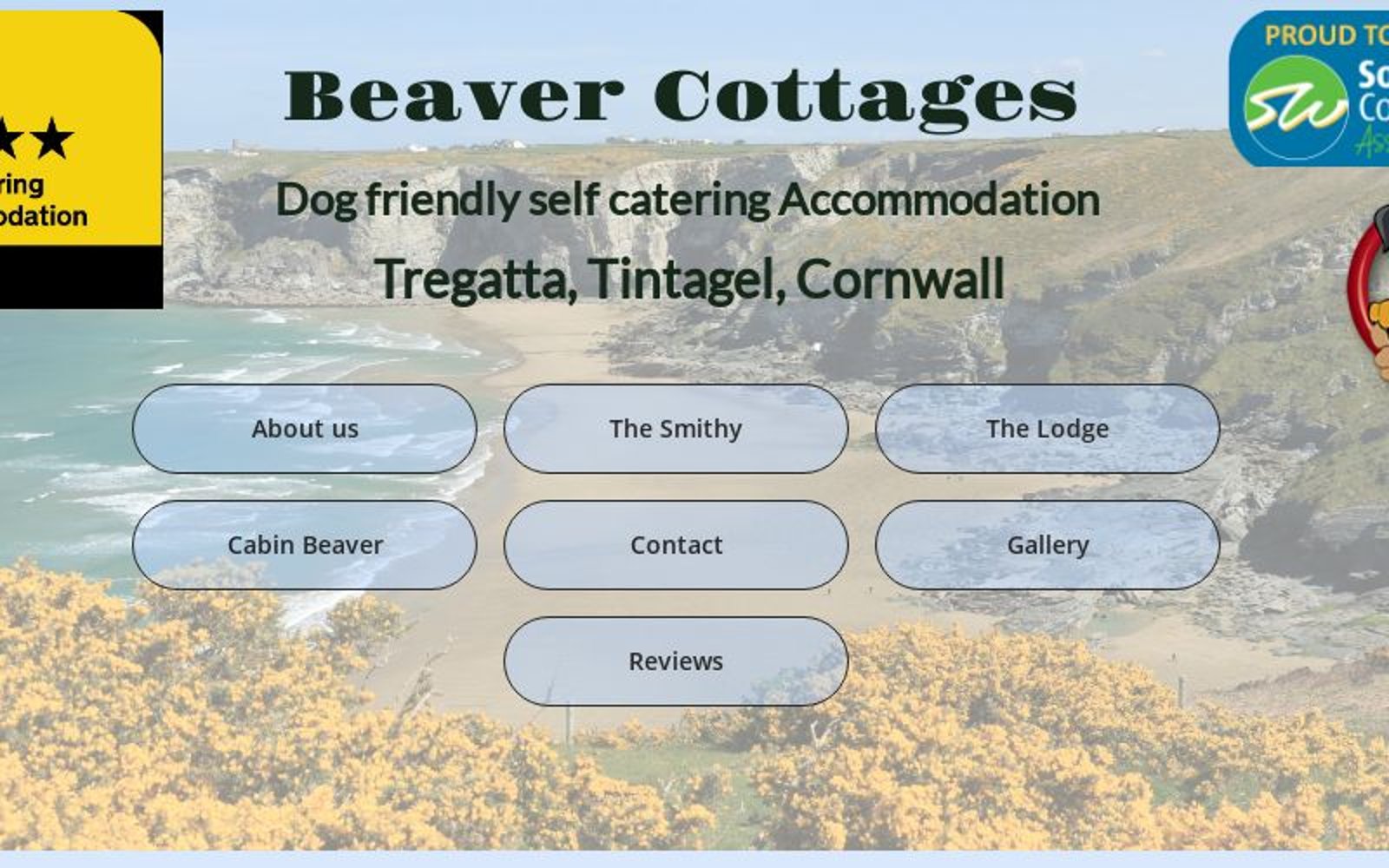 Beaver Cottages Self Catering Accommodation In Tintagel Cornwall