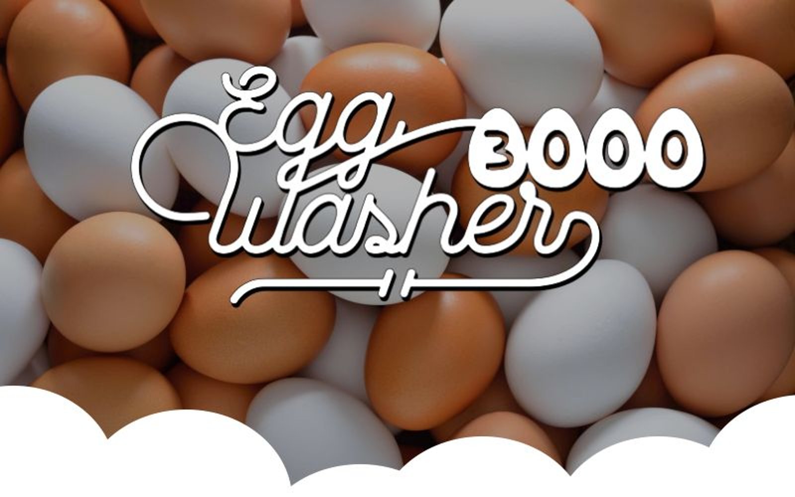 Egg washer 3000 for the family run farm