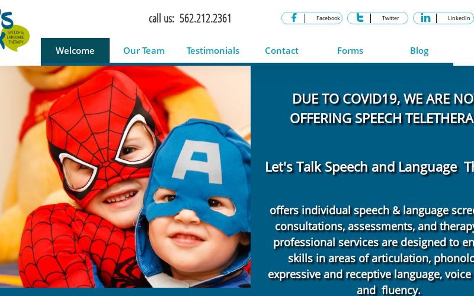 Speech Therapy Services - Screenings, Consultations and Assessments ...