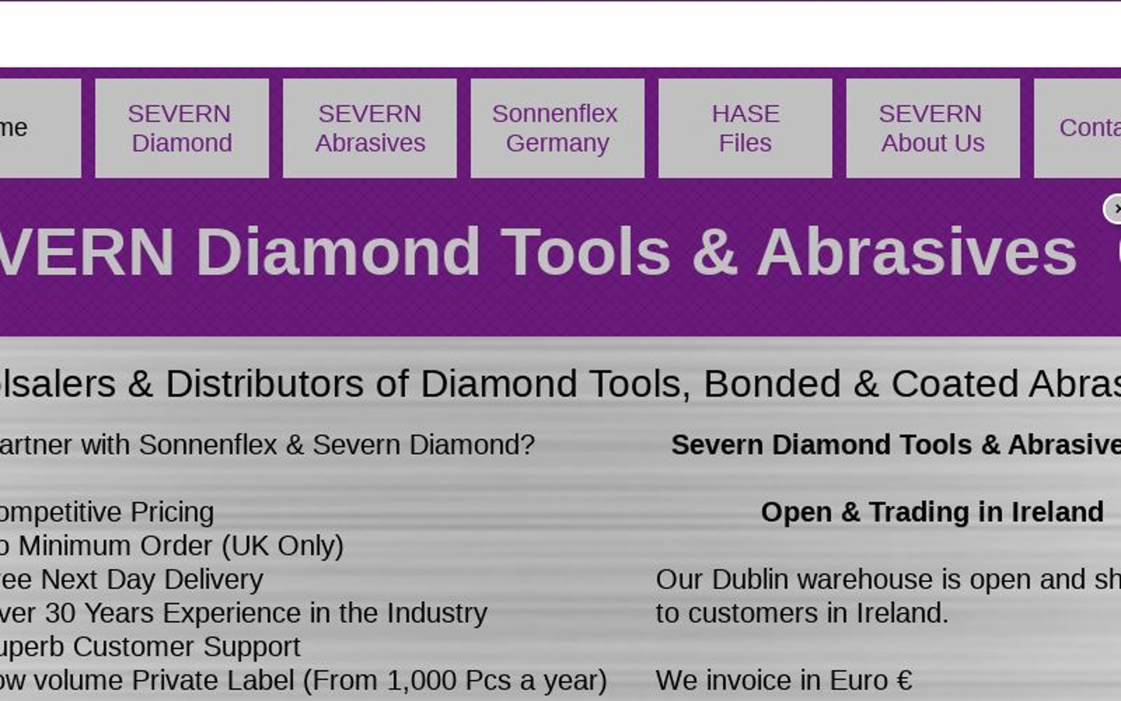 Home Diamond Abrasives Blades Discs Severn Diamond