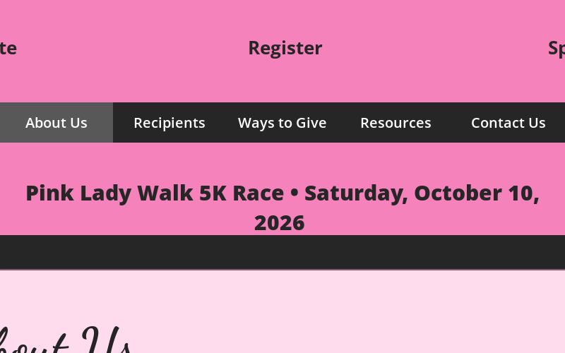 12th Annual Pink Lady Walk 5K Race, photo 2 of 2
