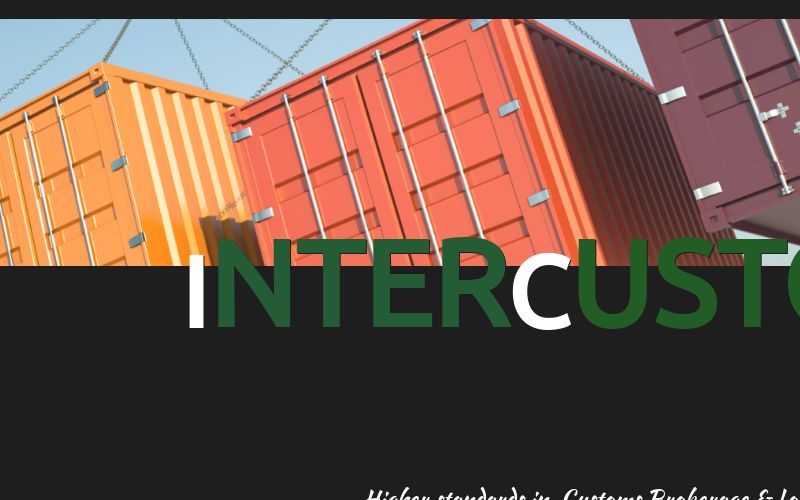Intercustoms LLC website preview