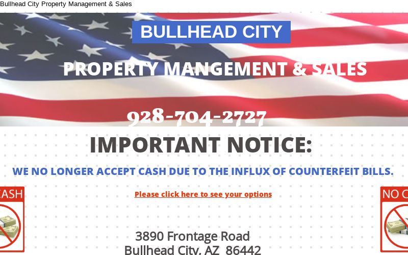 Bullhead City Property Management & Sales cover