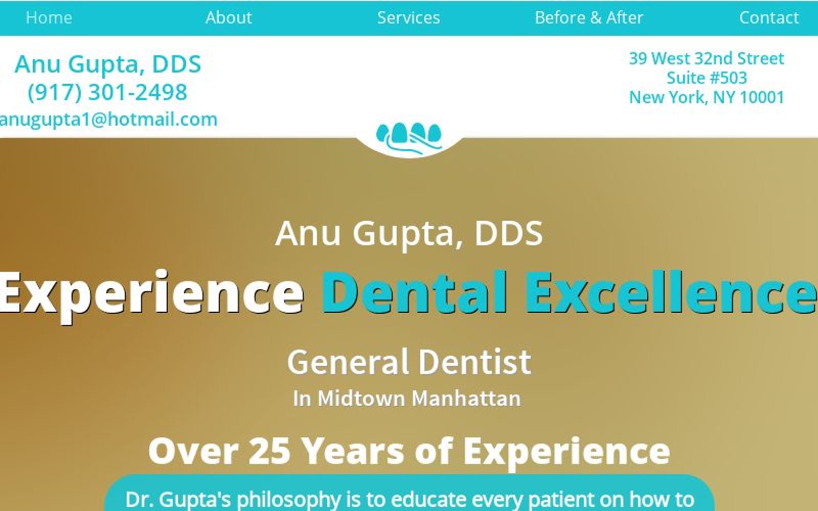 Dentist Koreatown NY Anu Gupta, DDS