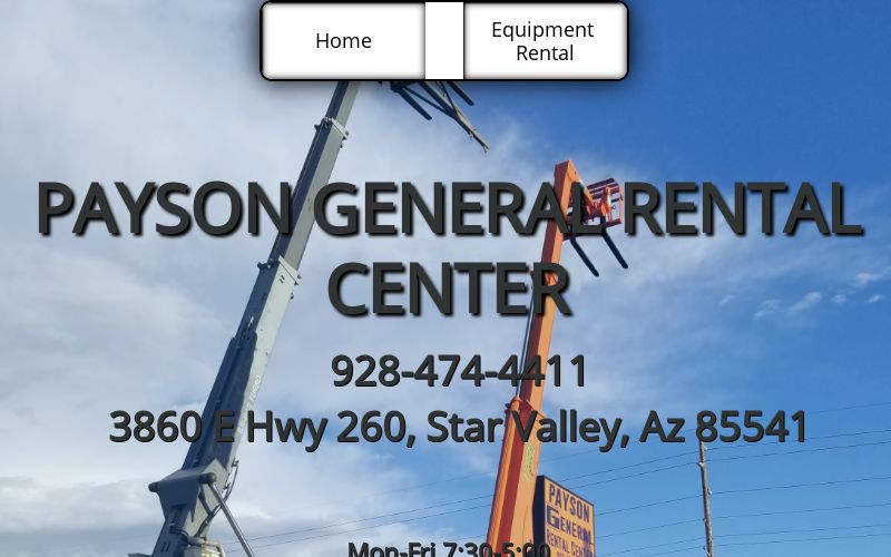 Payson General Rental Center 9284744411