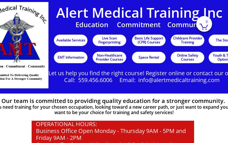 Alert Medical Training courses and services