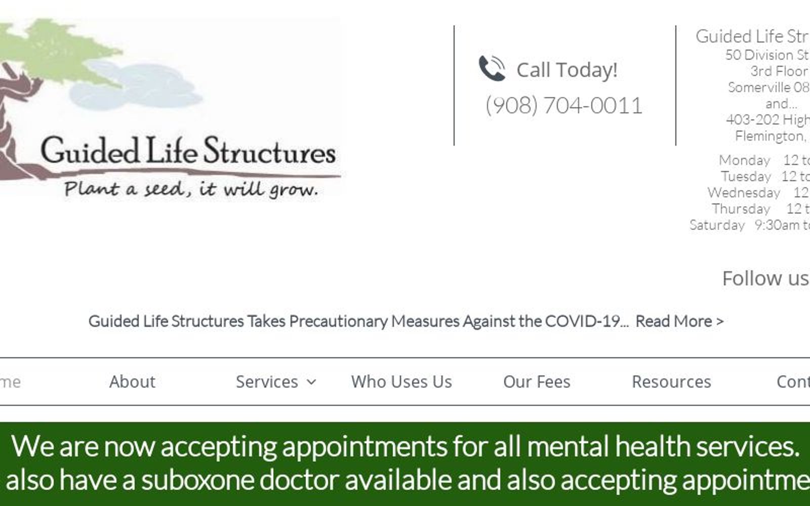 Somerville NJ Drug & Alcohol Treatment | Guided Life Structures