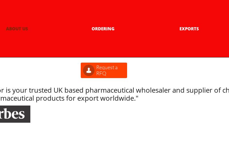 Trusted Pharmaceutical Wholesale and Pharmaceutical Exporter in UK