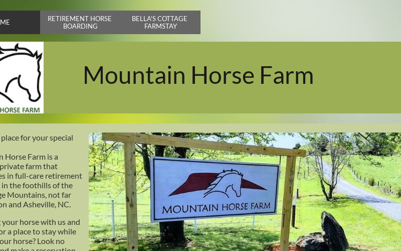 MOUNTAIN HORSE FARM Horsemanship Clinics and Vacation Rental and Farmstay Horse
