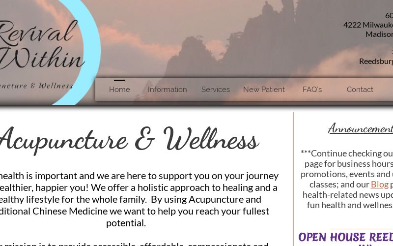 Acupuncture And Chinese Medicine In Madison And Cottage Grove