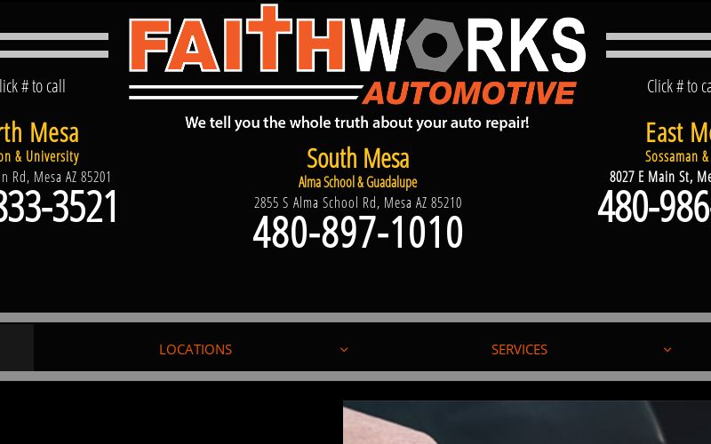 Auto Repair Shop in Mesa AZ Faith Works Automotive
