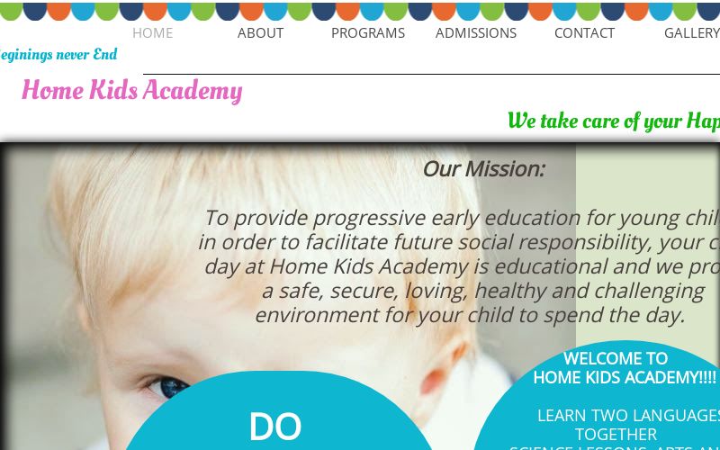 Home Kids Academy We Take Care Of