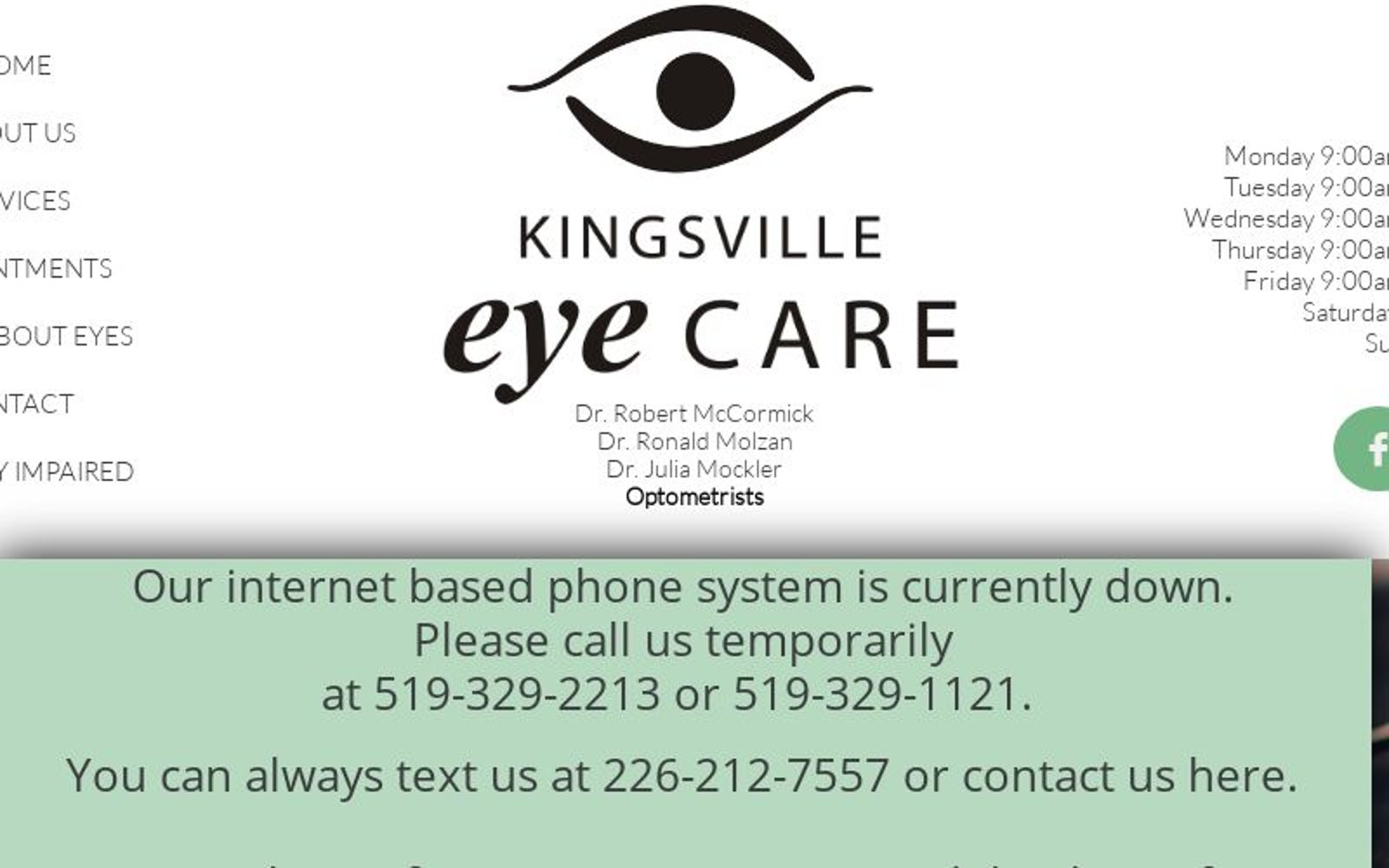 (c) Kingsvilleeyecare.ca