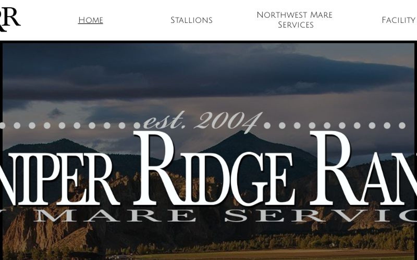 Home of Juniper Ridge Ranch & Northwest Mare Services
