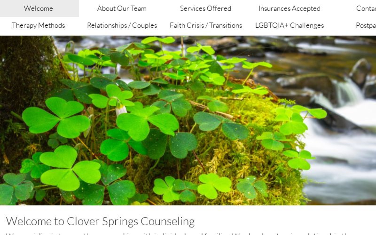 Welcome [www.cloverspringscounseling.com]