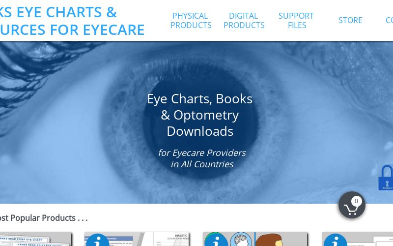 Near Eye Charts For Eye Tests By Optometrists