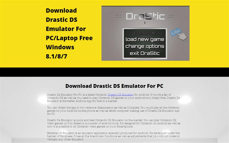 drastic ds emulator free download full version for pc