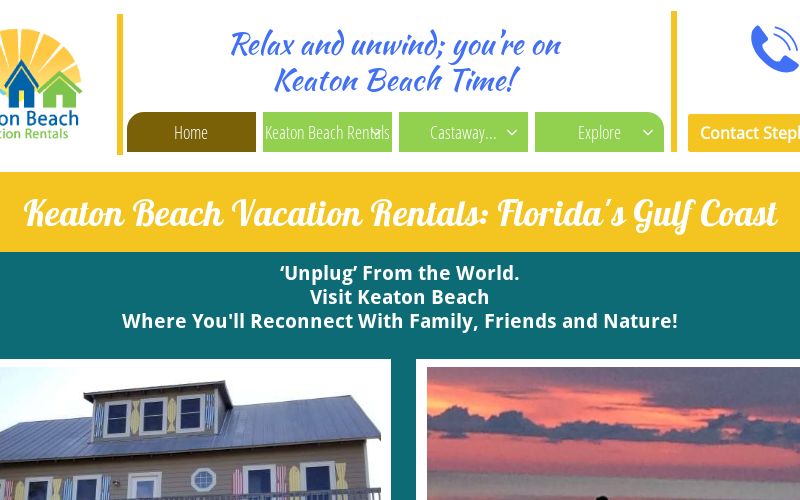 Keaton Beach Vacation Rentals Florida Gulf Coast