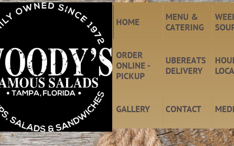 Woody's Famous Salads  Gourmet Sandwiches