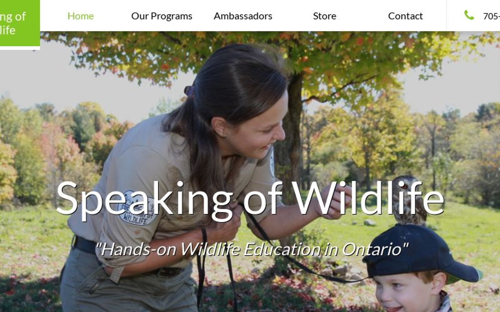 Home [www.speakingofwildlife.ca]