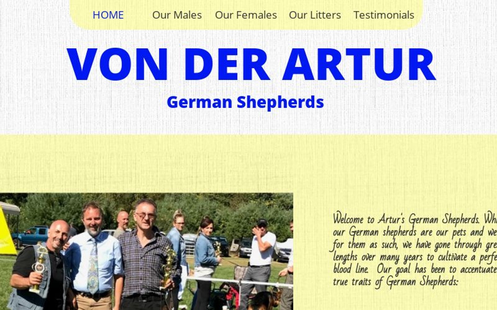 von rief german shepherds