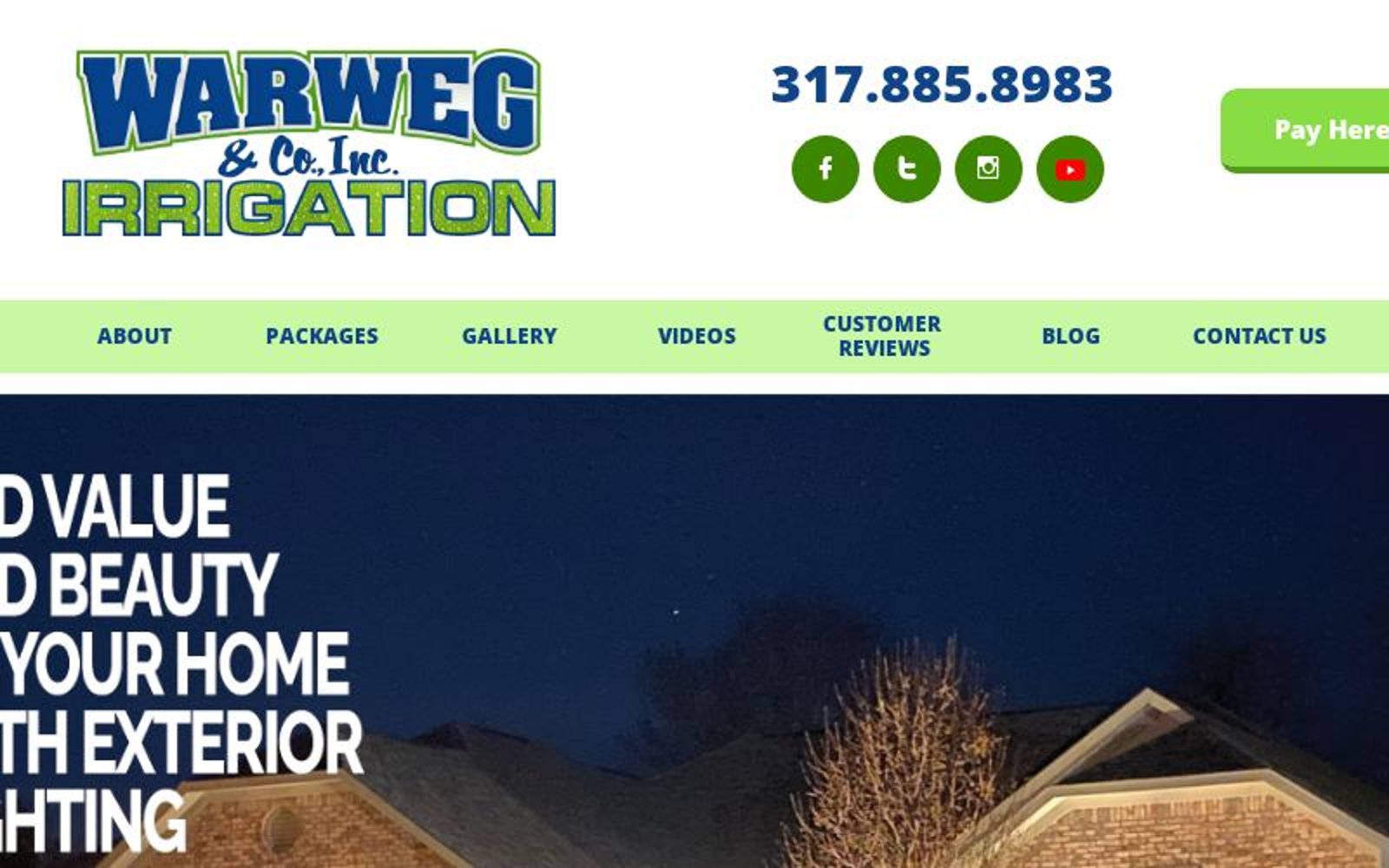 Warweg & Co. Irrigation Premier Irrigation Systems Indianapolis, IN