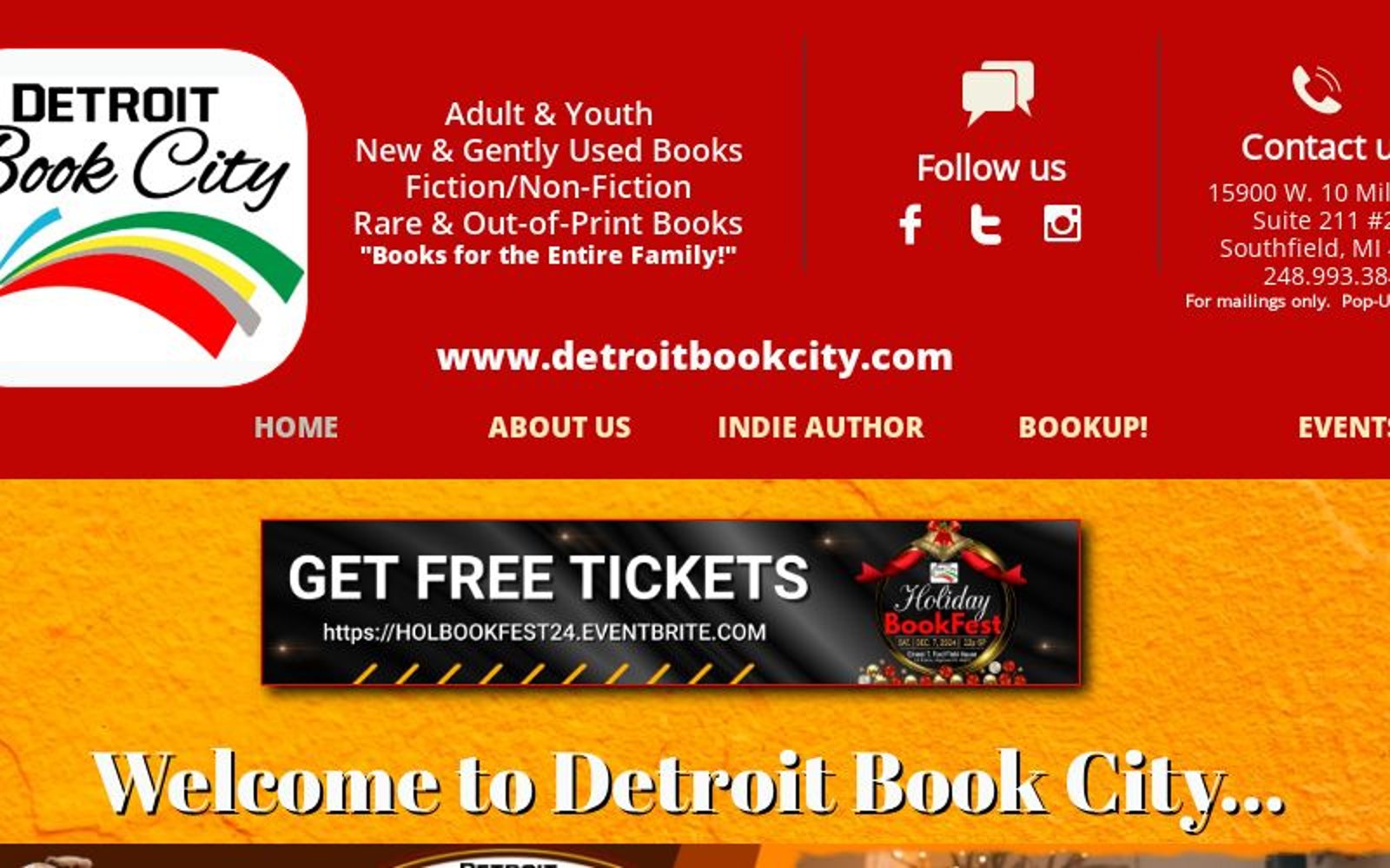 Detroit, Michigan - Next Chapter Books, a pop-up bookstore set up